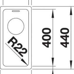Kjøkkenvask Blanco Andano 180-IF - Bilde 2