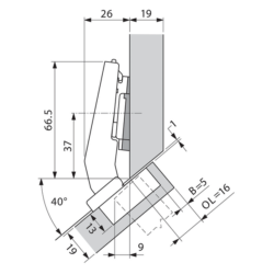 Hengsle Blum 45gr. - Bilde 2